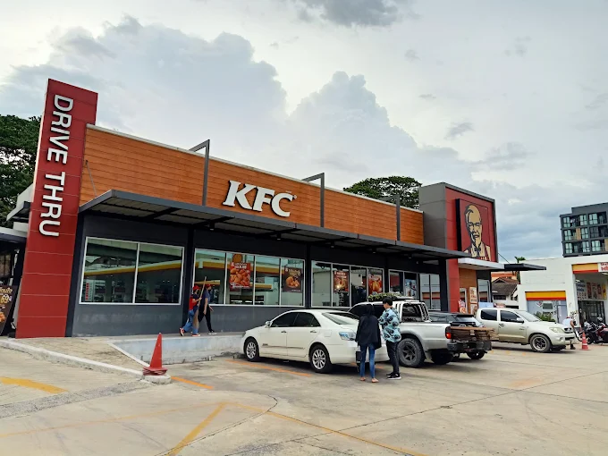 KFC สถานีบริการน้ำมันเชลล์ สะพานใหม่ ไก่ทอดและเมนูครบ
